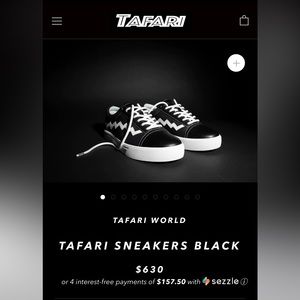 TAFARI WORLD TAFARI SNEAKERS BLACK